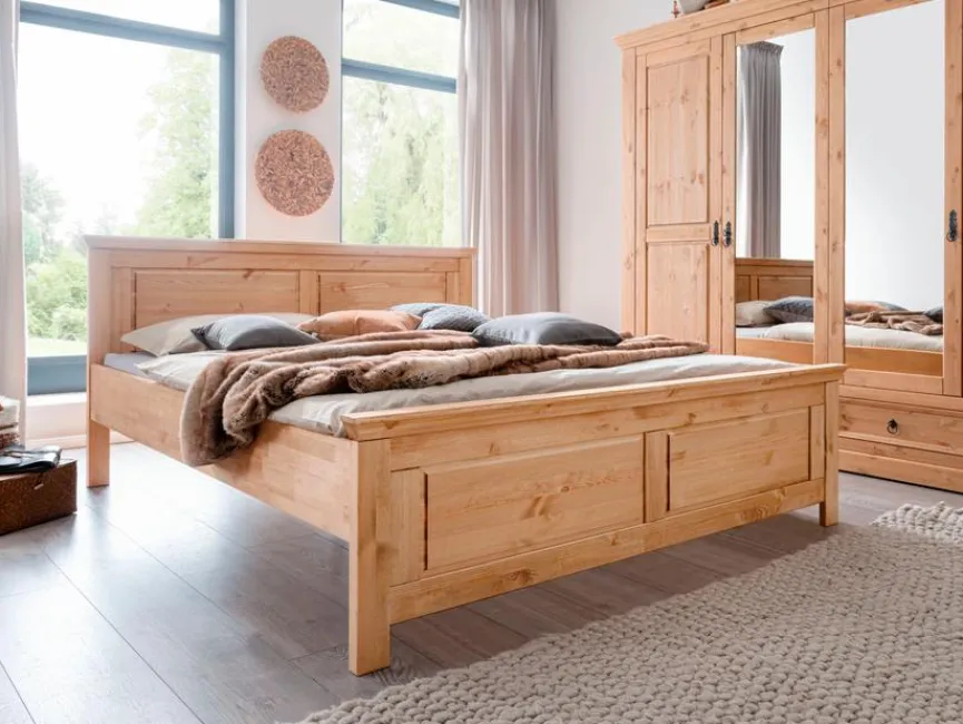 Best G+K Massivholzbett SZ-0079 180 x 200 cm Kiefer