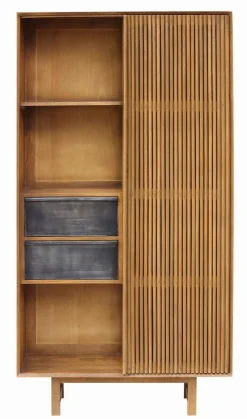 Hot Portobello Mehrzweckschrank Allure Iron Nussbaum