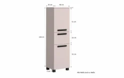 Discount Held-Möbel Midischrank Lima Kaschmir