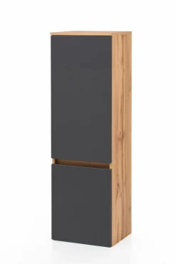 Hot Held-Möbel Midischrank Malmö Eiche / Graphit