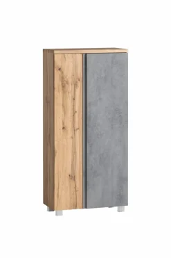 Outlet Held-Möbel Midischrank Monza Eiche / Beton