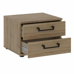 Clearance FORTE Nachtkommode Oriental Tree Eiche / Bartex