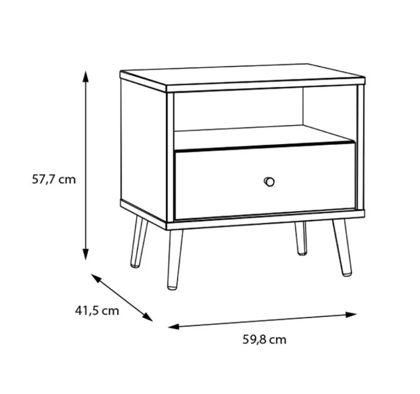 Kinder FORTE Nachtkommode Harllson