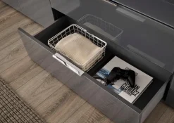 Clearance Nachtkommode Santorin Anthrazit