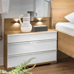 Discount Wiemann Nachttisch Loft Weiß
