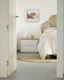 Hot Kave Home Nachttisch Abilen Weiß / Matt