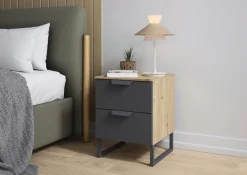 Online rauch ORANGE Nachttisch Aditio Box Grau