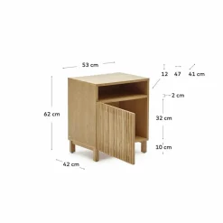 Best Kave Home Nachttisch Beyla Eiche