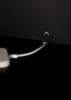 Hot Metallbude Nachttisch Damio Schwarz