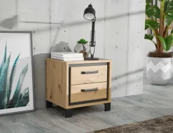 Discount FORTE Nachttisch Farida Eiche