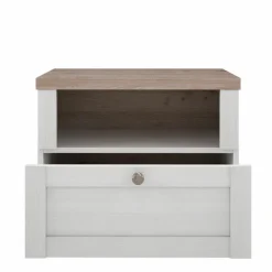 Clearance FORTE Nachttisch Iloppa SZ Weiß