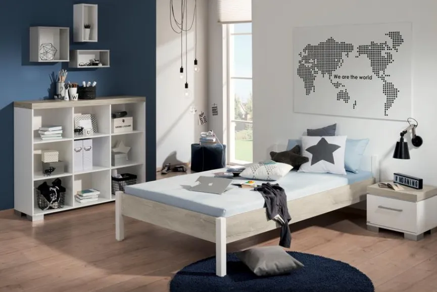 Sale Paidi Nachttisch Kira Eiche-Nautik