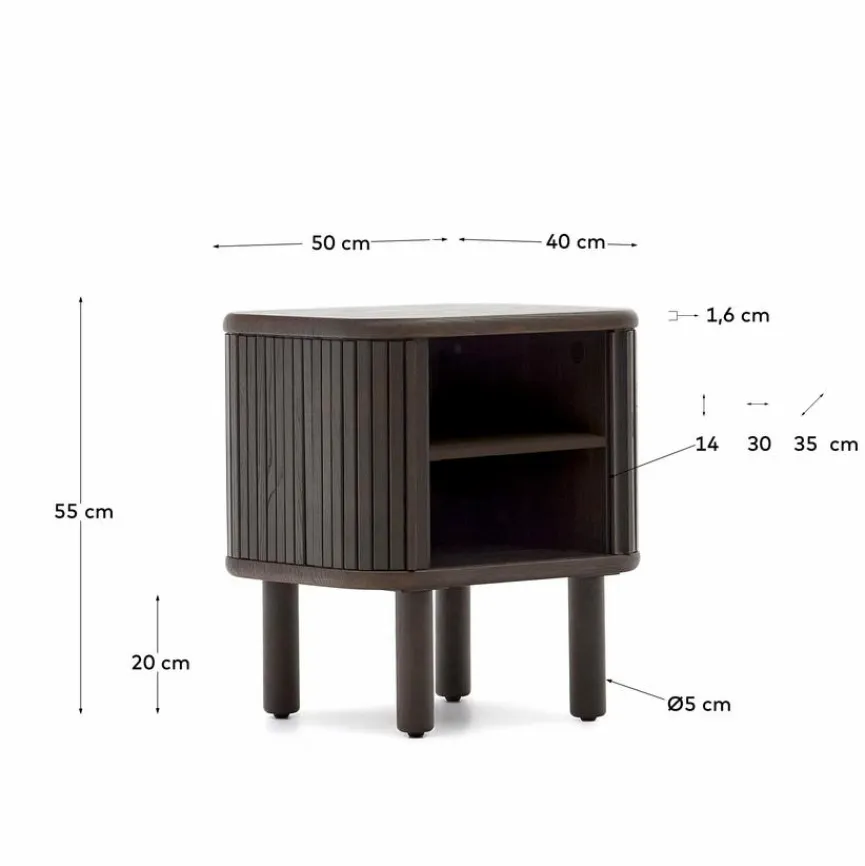 Kave Home Nachttisch Mailen