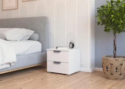 Discount rauch ORANGE Nachttisch Match Alpinweiß