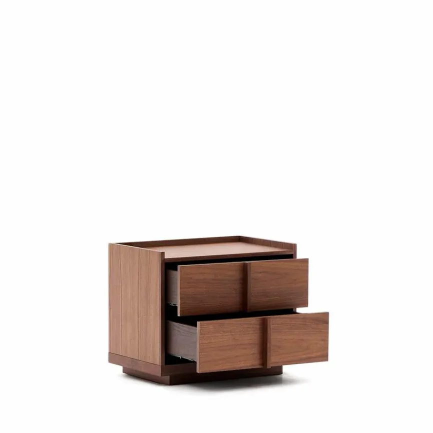 Clearance Kave Home Nachttisch Onix Walnuss