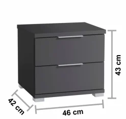 Pol Power Nachttisch Smilla Graphit