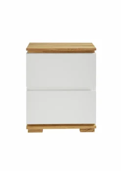 New MCA Nachttisch Tunis Weiß