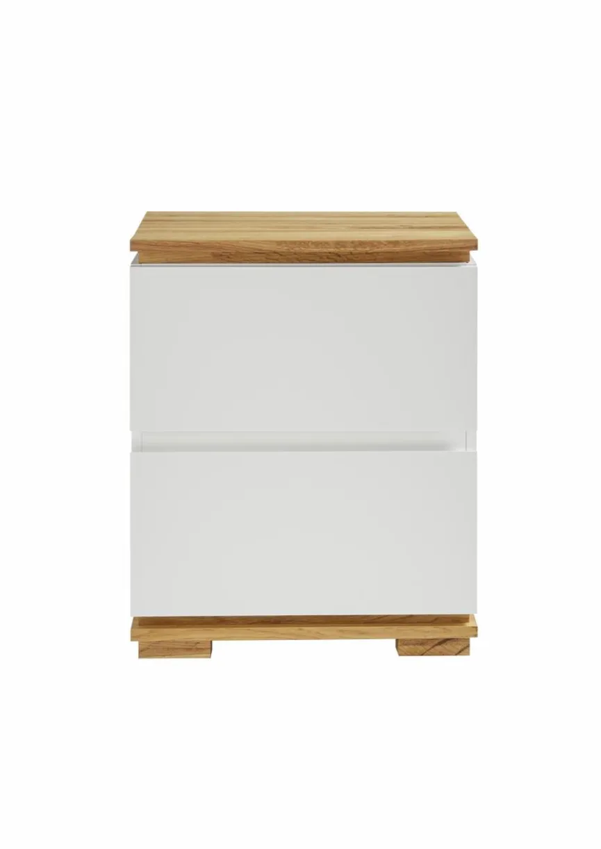 New MCA Nachttisch Tunis Weiß