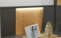 Outlet rauch BLACK Nachttisch-Paneel Kona 2er Set Eiche / Graphit