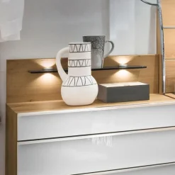 Wiemann Nachttisch-Paneel Loft 2er Set Eiche