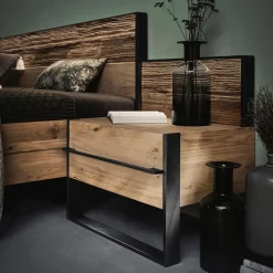 Online Thielemeyer Nachttisch-Paneel Steel Wildeiche