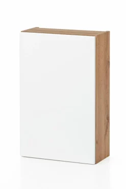 Clearance Held-Möbel Oberschrank Malmö Eiche / Weiß