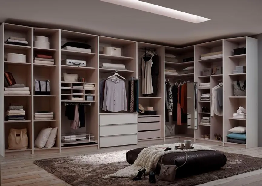 Discount Staud Offenes Schrankelement Aperto 100 x 240 cm Weiß