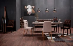 Best KARE DESIGN Polsterbank Buttons Vintage Braun