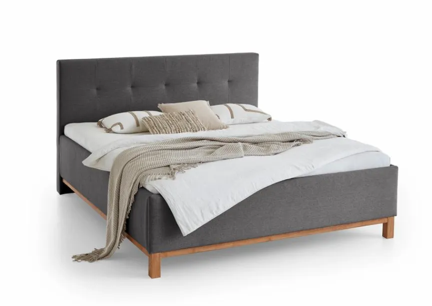 Best meise.möbel Polsterbett Catania II 180 x 200 cm Anthracite