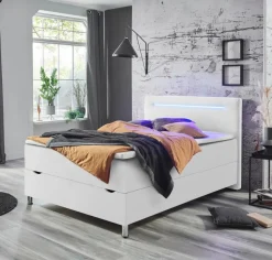 Online meise.möbel Polsterbett Candela 120 x 200 cm Weiß