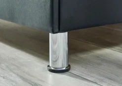 Hot meise.möbel Polsterbett Candela 120 x 200 cm Anthrazit