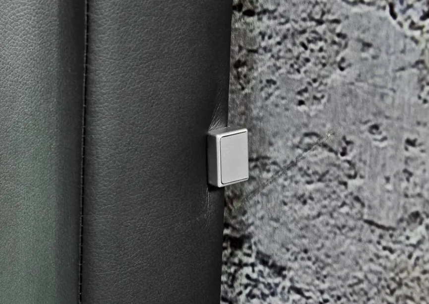 Hot meise.möbel Polsterbett Candela 120 x 200 cm Anthrazit