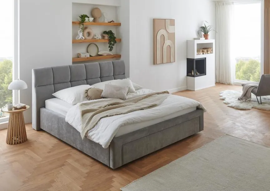 Sale meise.möbel Polsterbett Canyon 180 x 200 cm Grau