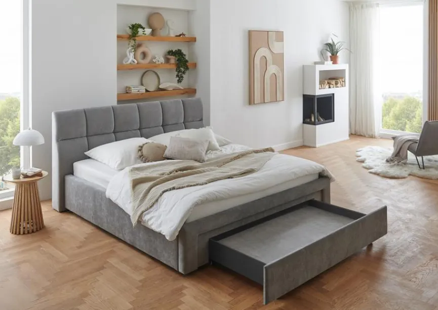 Sale meise.möbel Polsterbett Canyon 180 x 200 cm Grau