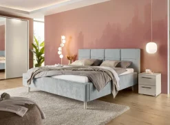 Hot set one by Musterring Polsterbett Cary 180 x 200 cm Hellblau