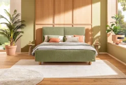 Discount Segmüller Werkstätten Polsterbett Elma-LS Hellgrün
