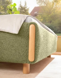 Discount Segmüller Werkstätten Polsterbett Elma-LS Hellgrün