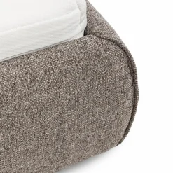 Online SCHÖNER WOHNEN-Kollektion Polsterbett Farina 180 x 200 cm Grau / Dunkelbraun