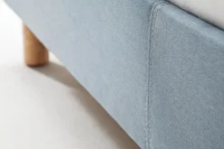 Outlet meise.möbel Polsterbett Lena 120 x 200 cm Eisblau