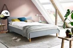 Best meise.möbel Polsterbett Lena 140 x 200 cm Eisblau