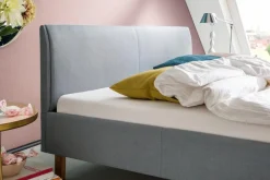 Best meise.möbel Polsterbett Lena 140 x 200 cm Eisblau
