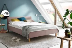 Online meise.möbel Polsterbett Lena 120 x 200 cm Altrosa