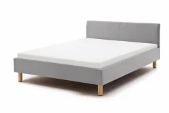 New meise.möbel Polsterbett Lena 140 x 200 cm Hellgrau
