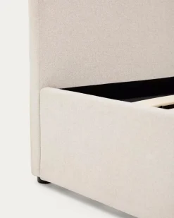New Kave Home Polsterbett Nahiri 180 x 200 cm Beige