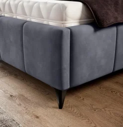 Polsterbett Naomi 180 x 200 cm Anthrazit