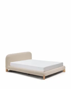 Online Kave Home Polsterbett Odina 180 x 200 cm Ecru