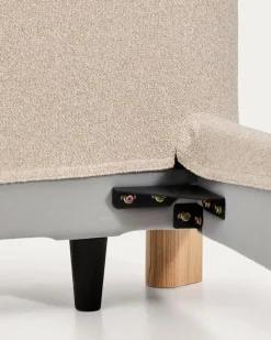 Online Kave Home Polsterbett Odina 180 x 200 cm Ecru