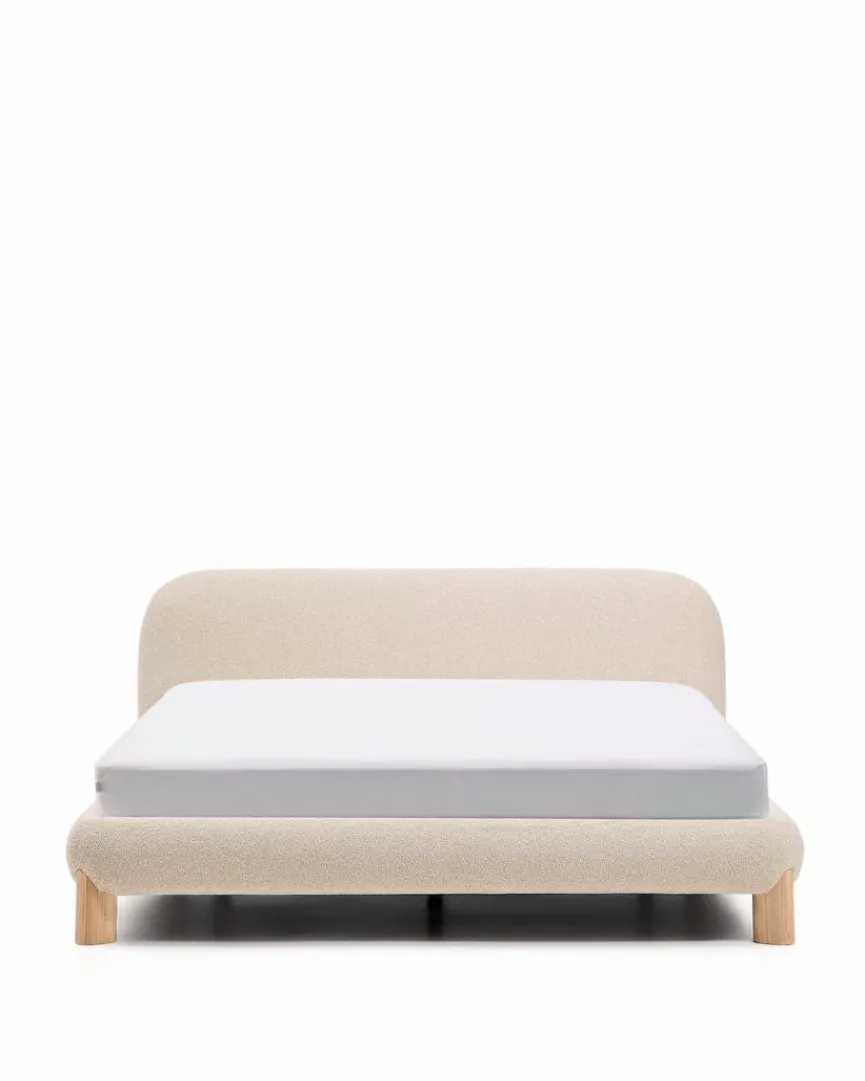 Online Kave Home Polsterbett Odina 180 x 200 cm Ecru