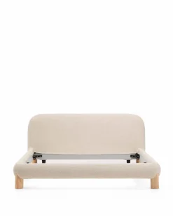 Online Kave Home Polsterbett Odina 180 x 200 cm Ecru