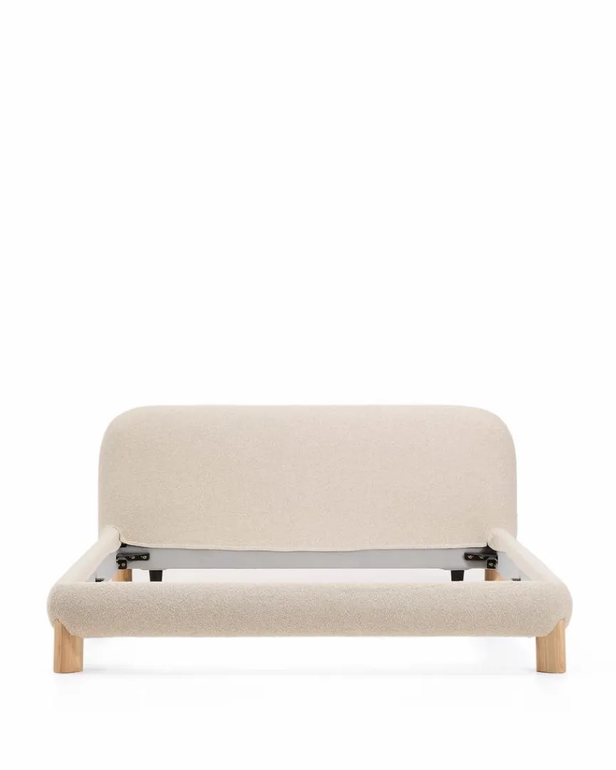 Online Kave Home Polsterbett Odina 180 x 200 cm Ecru